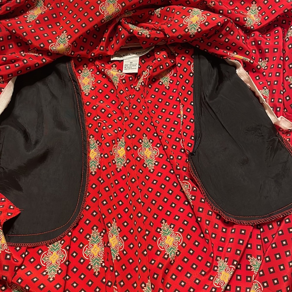 Evan Picone vintage Beautiful festive 3 piece skirt set. (Mlb) - Picture 11 of 16